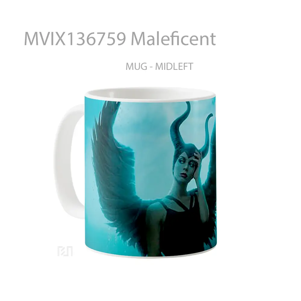 Mug Maleficent Gelas Keramik Unik - All-side / Desain