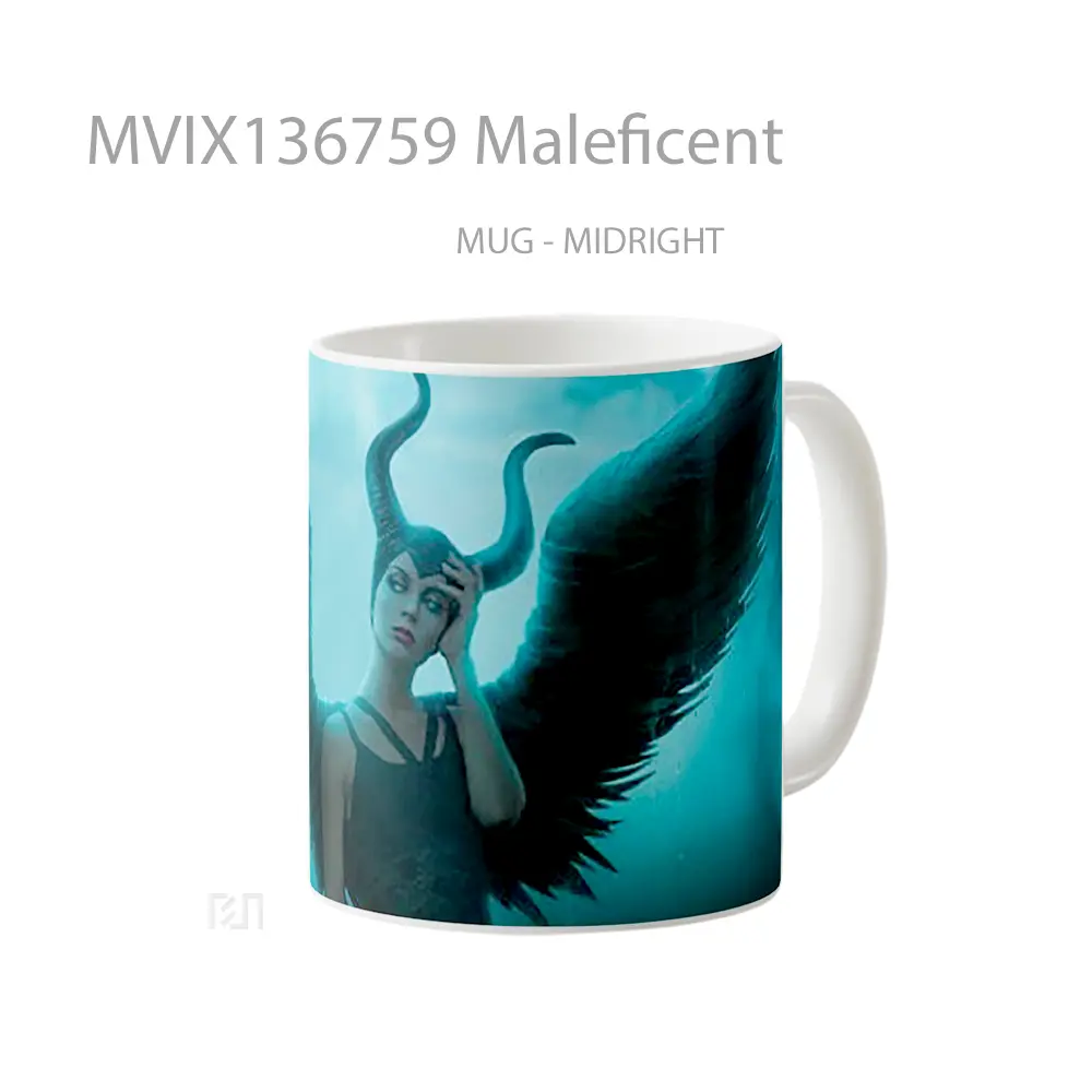 Mug Maleficent Gelas Keramik Unik - All-side / Desain
