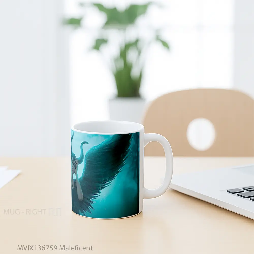 Mug Maleficent Gelas Keramik Unik - All-side / Desain