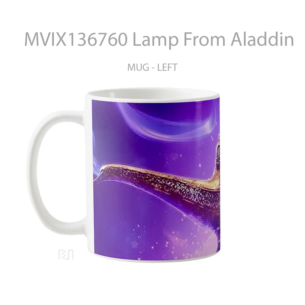 Mug Lamp From Aladdin Gelas Keramik Unik - All-side / Desain