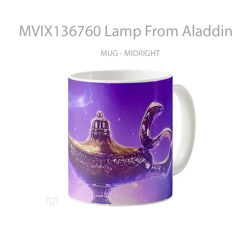 Mug Lamp From Aladdin Gelas Keramik Unik - All-side / Desain