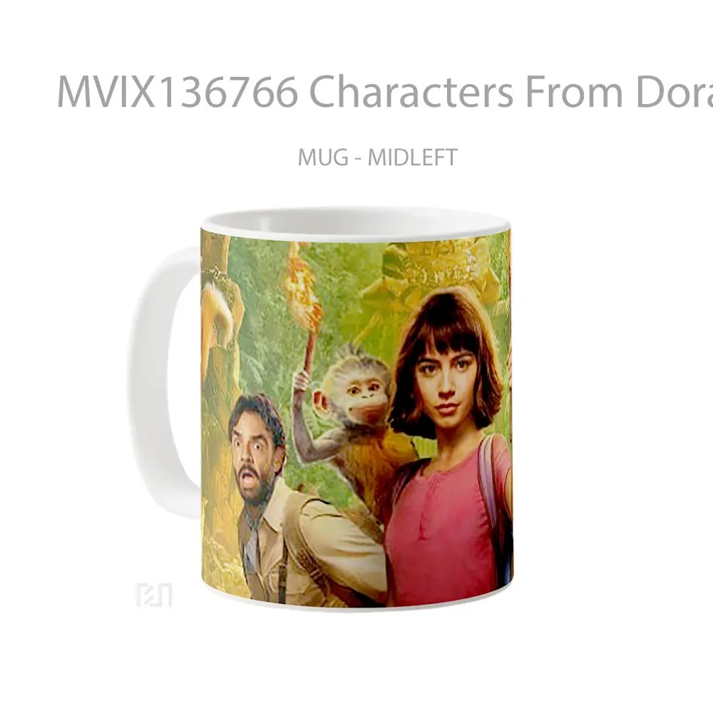 Mug Characters From Dora And The Lost City Of Gold Gelas Keramik Unik - All-side / Desain