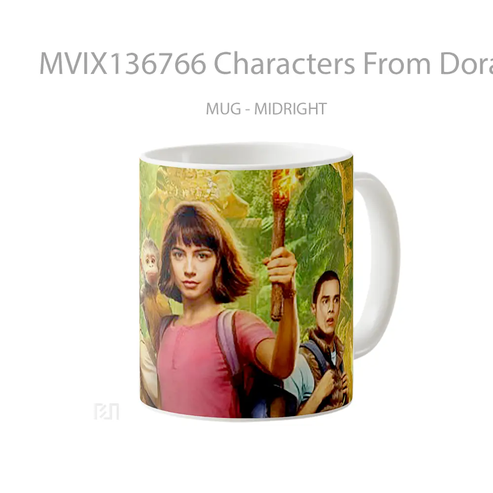 Mug Characters From Dora And The Lost City Of Gold Gelas Keramik Unik - All-side / Desain