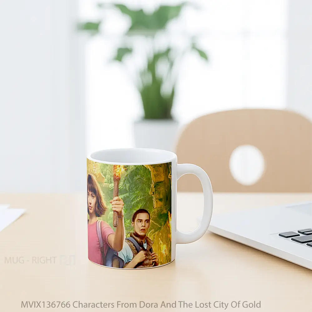 Mug Characters From Dora And The Lost City Of Gold Gelas Keramik Unik - All-side / Desain