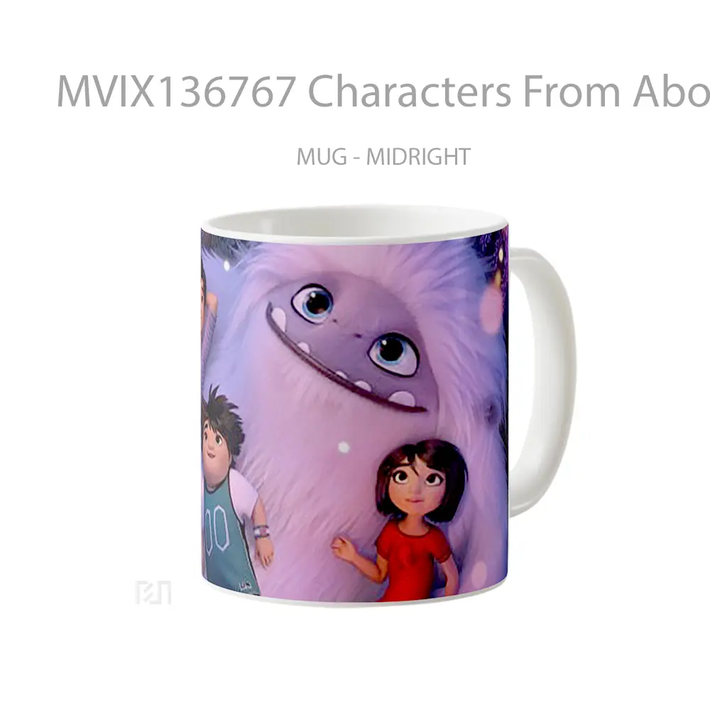 Mug Characters From Abominable Gelas Keramik Unik - All-side / Desain