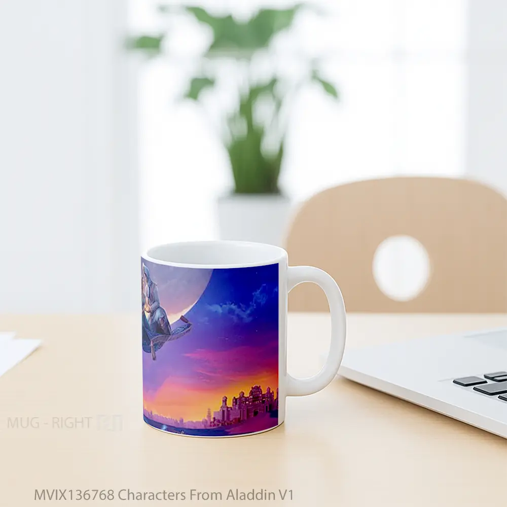 Mug Characters From Aladdin V1 Gelas Keramik Unik - All-side / Desain