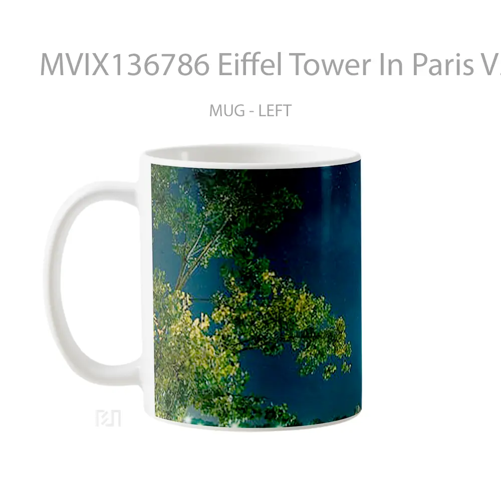 Mug Eiffel Tower In Paris V2 Gelas Keramik Unik - All-side / Desain