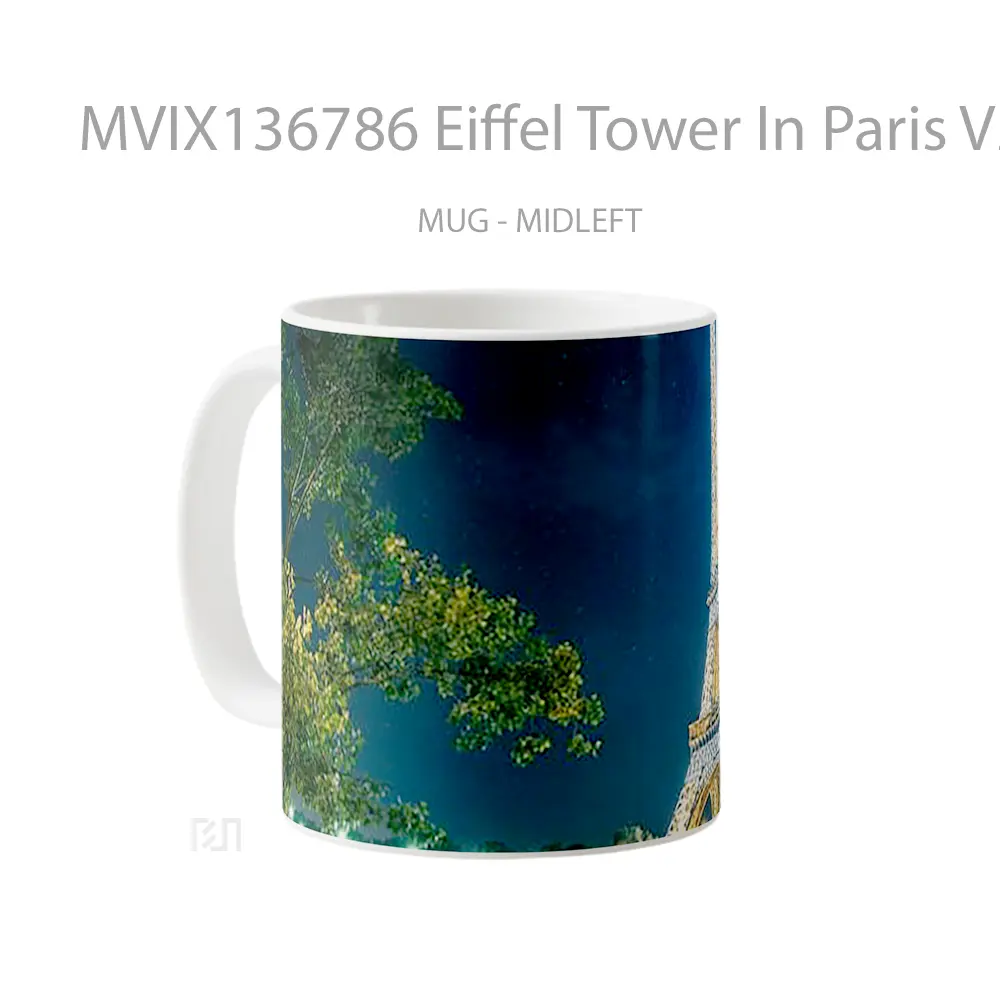 Mug Eiffel Tower In Paris V2 Gelas Keramik Unik - All-side / Desain
