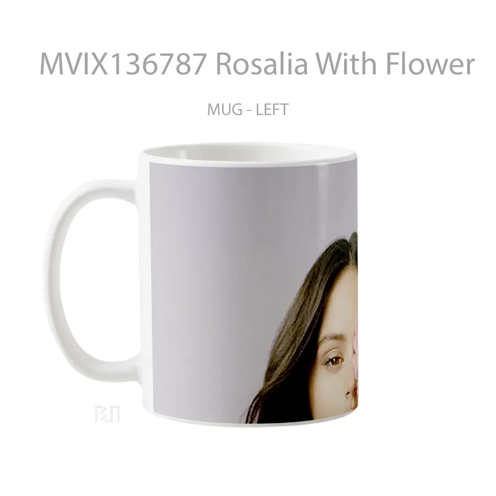 Mug Rosalia With Flower Gelas Pemandangan Alam - All-side / Desain