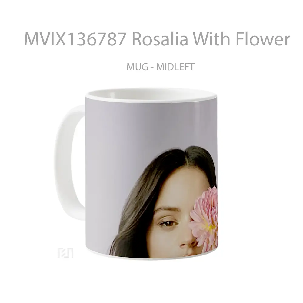 Mug Rosalia With Flower Gelas Pemandangan Alam - All-side / Desain