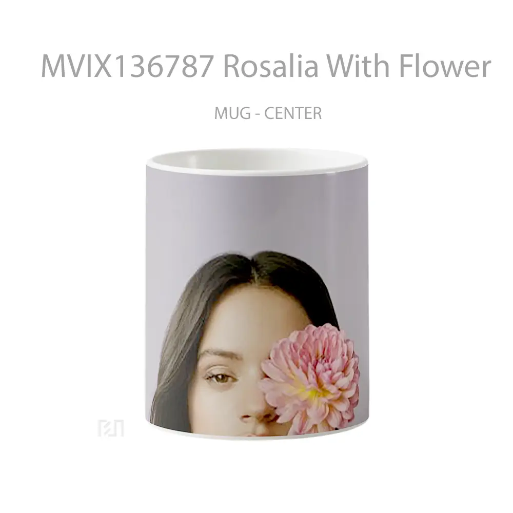 Mug Rosalia With Flower Gelas Pemandangan Alam