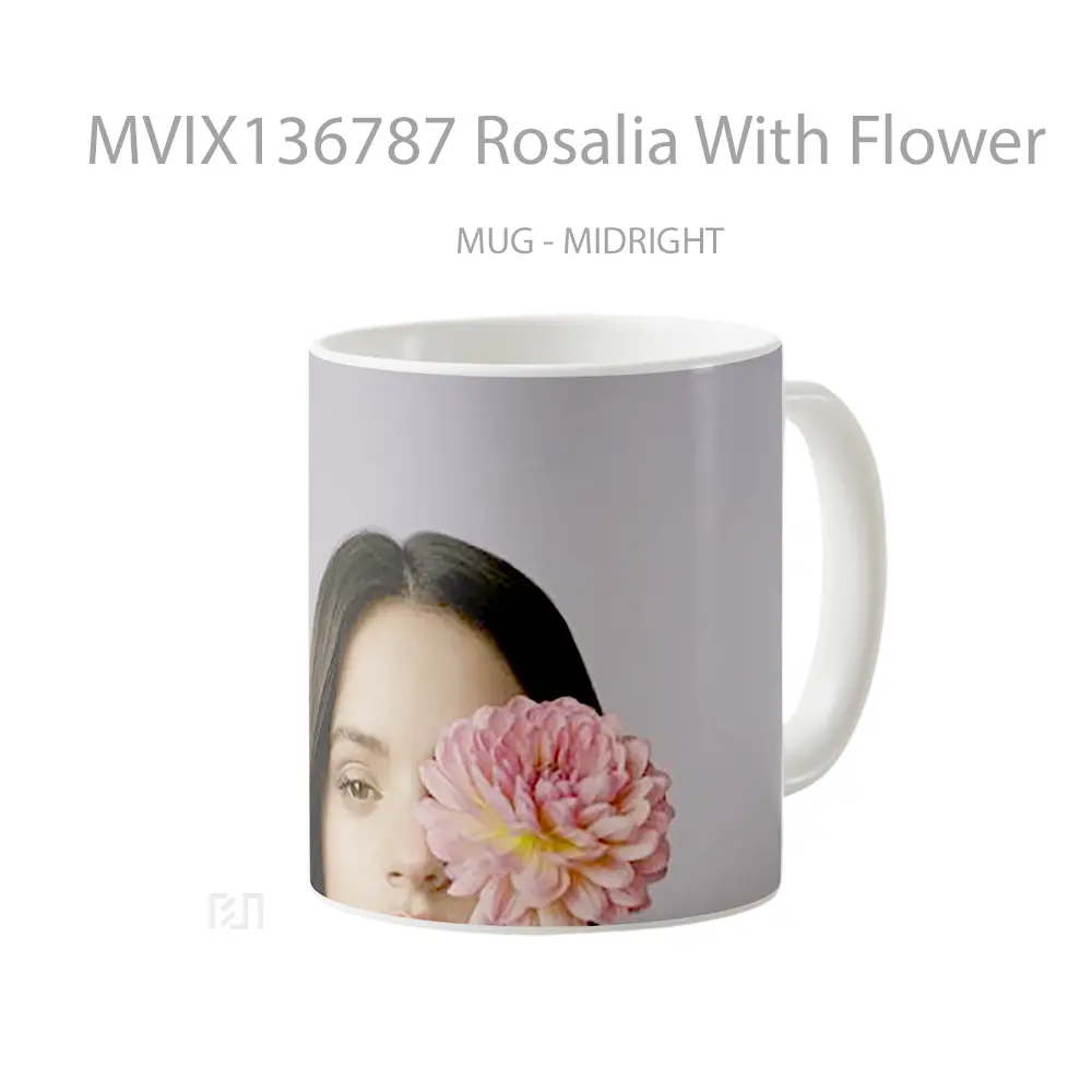 Mug Rosalia With Flower Gelas Pemandangan Alam - All-side / Desain