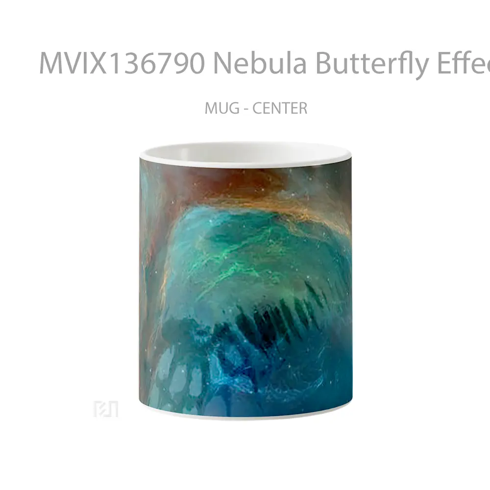 Mug Nebula Butterfly Effect In Space Gelas Hewan Lucu