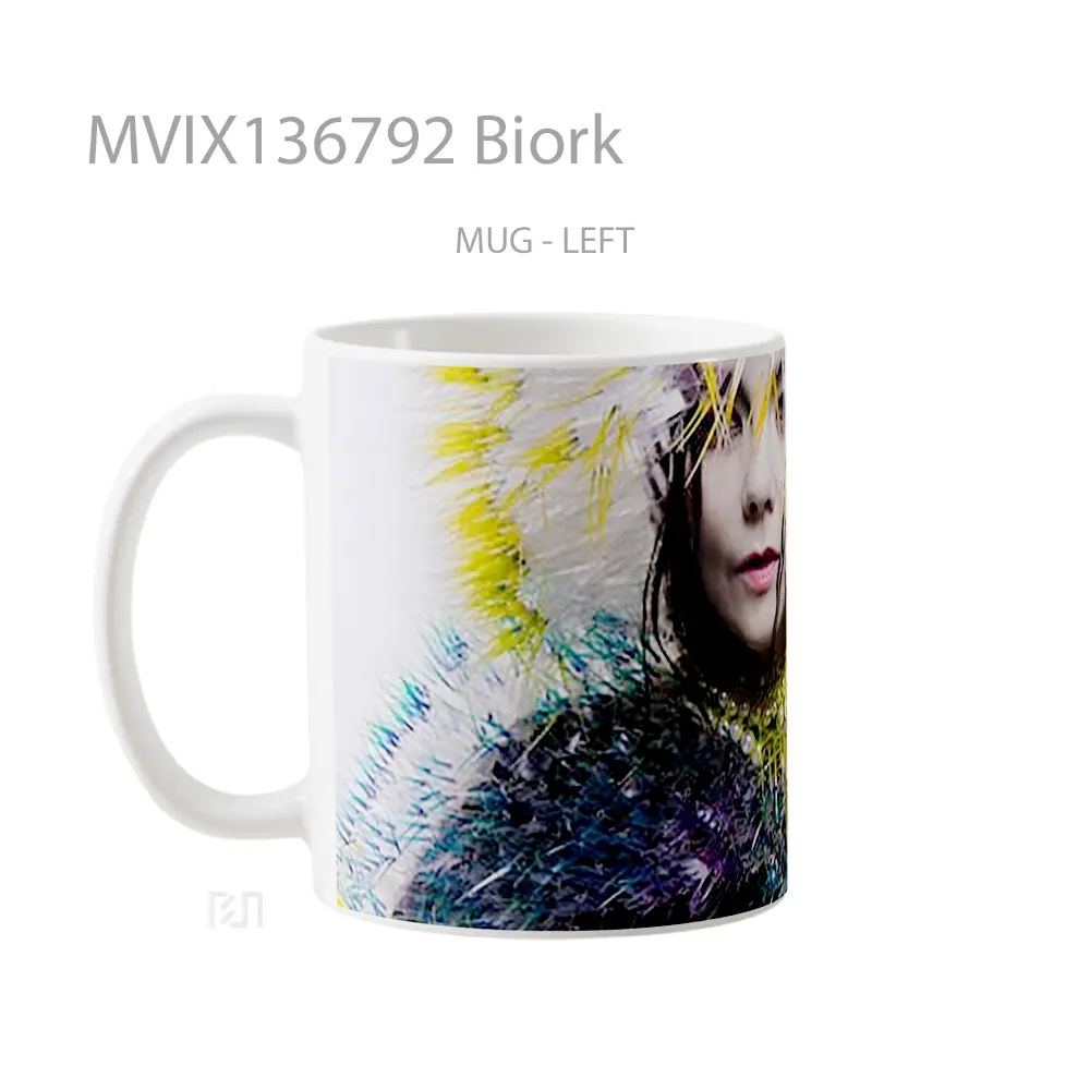 Mug Biork Gelas Keramik Unik - All-side / Desain