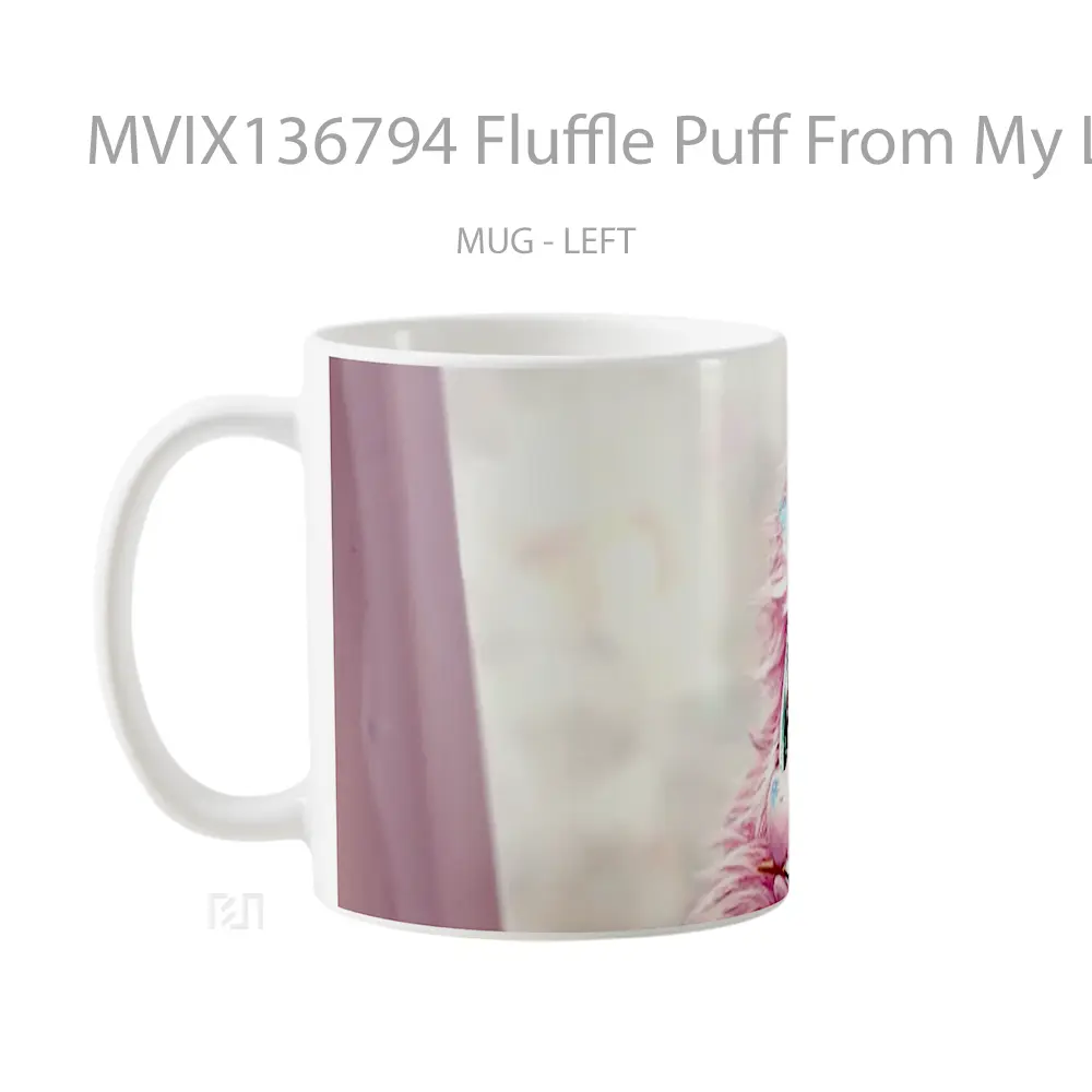 Mug Fluffle Puff From My Little Pony Painting Gelas Seni Modern - All-side / Desain