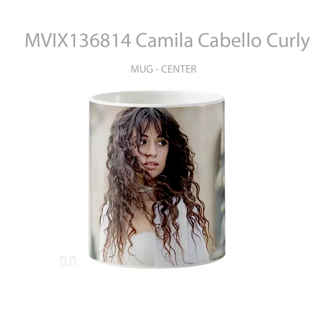 Mug Camila Cabello Curly Hair Gelas Selebriti