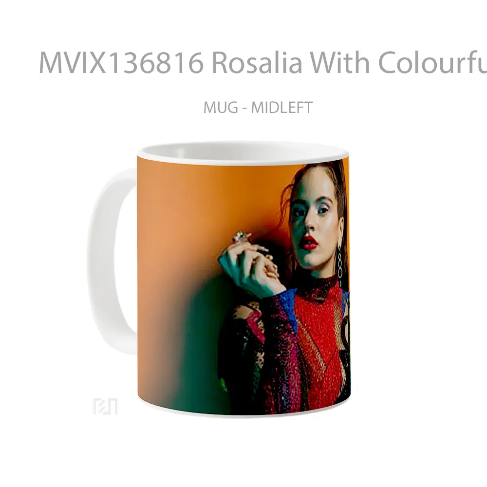 Mug Rosalia With Colourful Clothes Gelas Keramik Unik - All-side / Desain