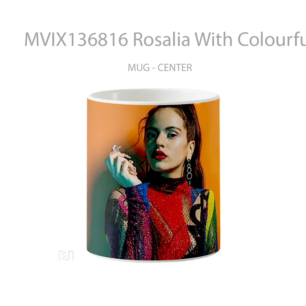 Mug Rosalia With Colourful Clothes Gelas Keramik Unik