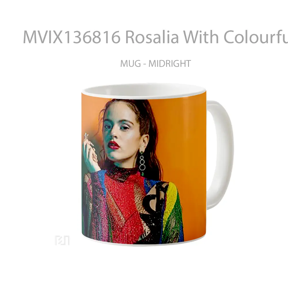 Mug Rosalia With Colourful Clothes Gelas Keramik Unik - All-side / Desain