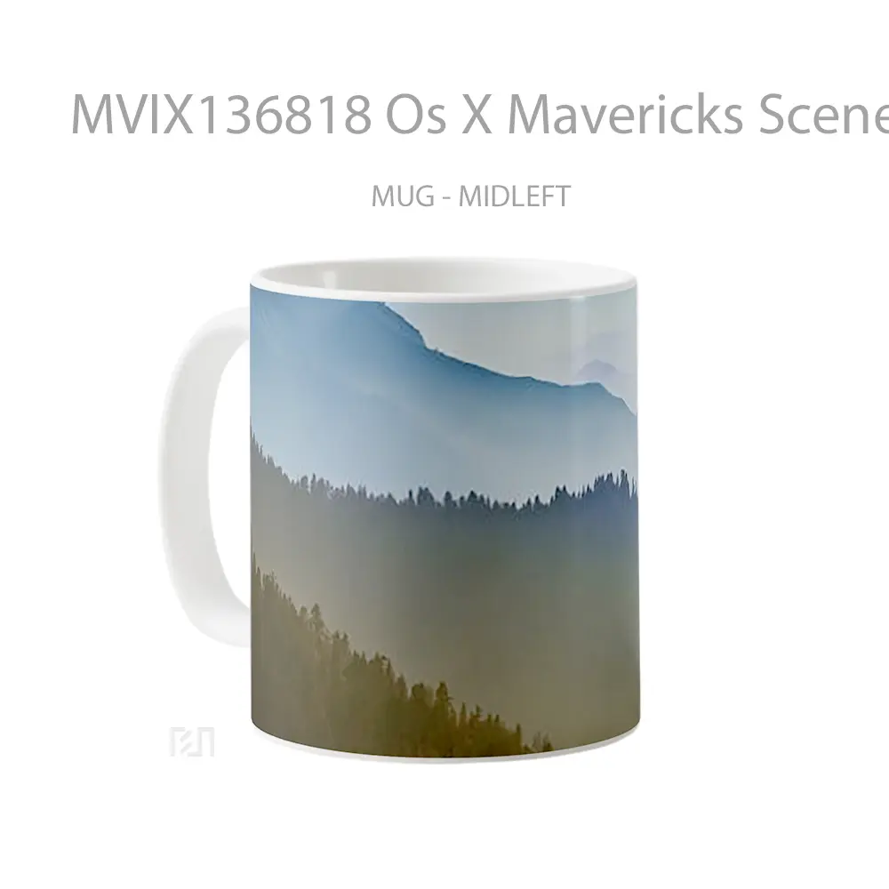 Mug Os X Mavericks Scenery 2048X1536 Gelas Keramik Unik - All-side / Desain