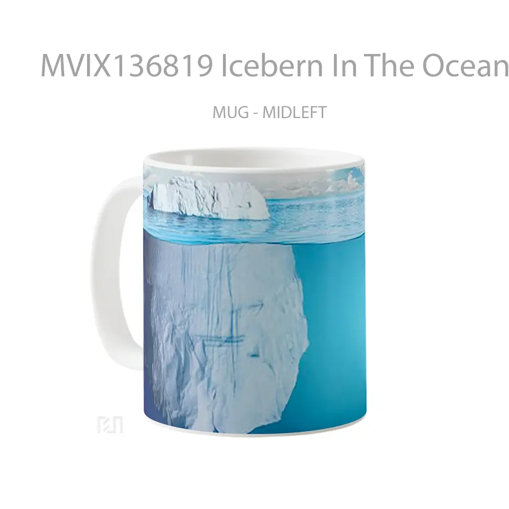 Mug Icebern In The Ocean Gelas Pemandangan Alam - All-side / Desain