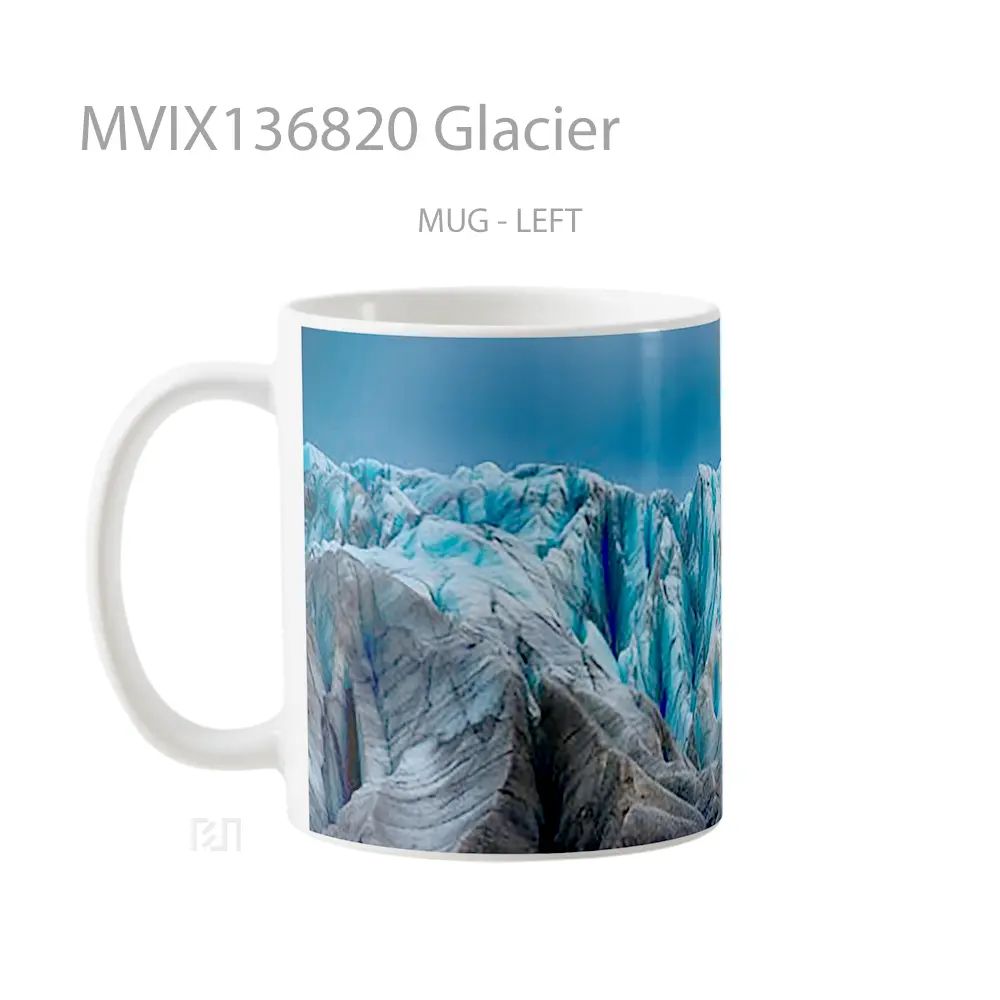 Mug Glacier Gelas Keramik Unik - All-side / Desain