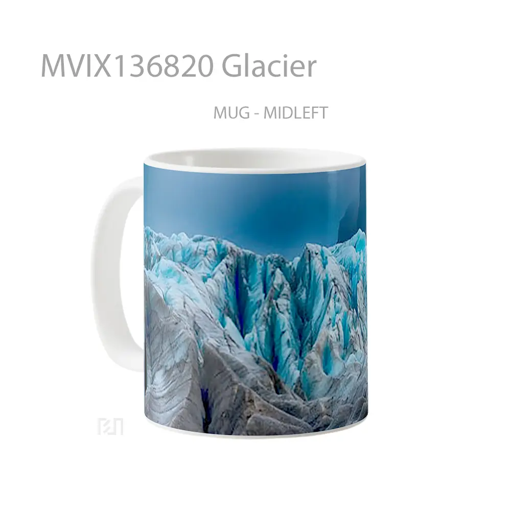 Mug Glacier Gelas Keramik Unik - All-side / Desain