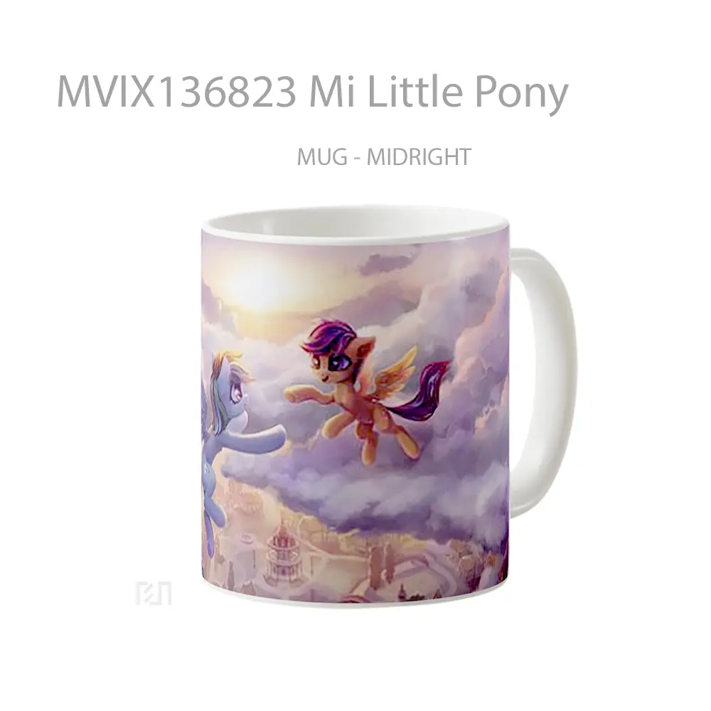 Mug Mi Little Pony Gelas Keramik Unik - All-side / Desain