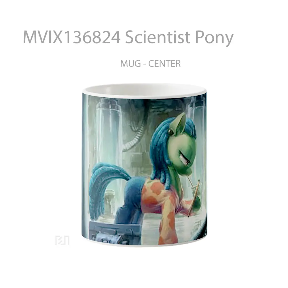 Mug Scientist Pony Gelas Keramik Unik