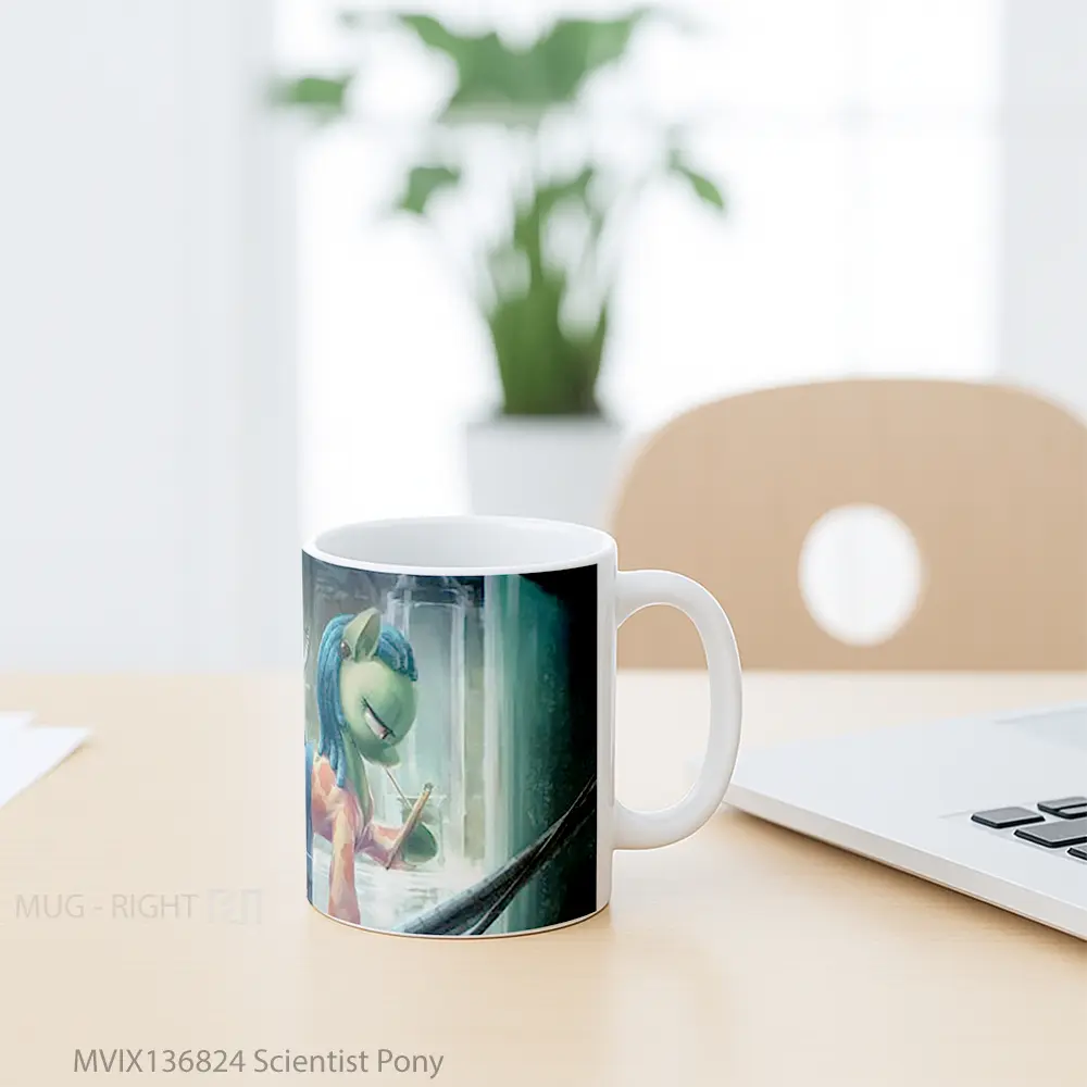 Mug Scientist Pony Gelas Keramik Unik - All-side / Desain