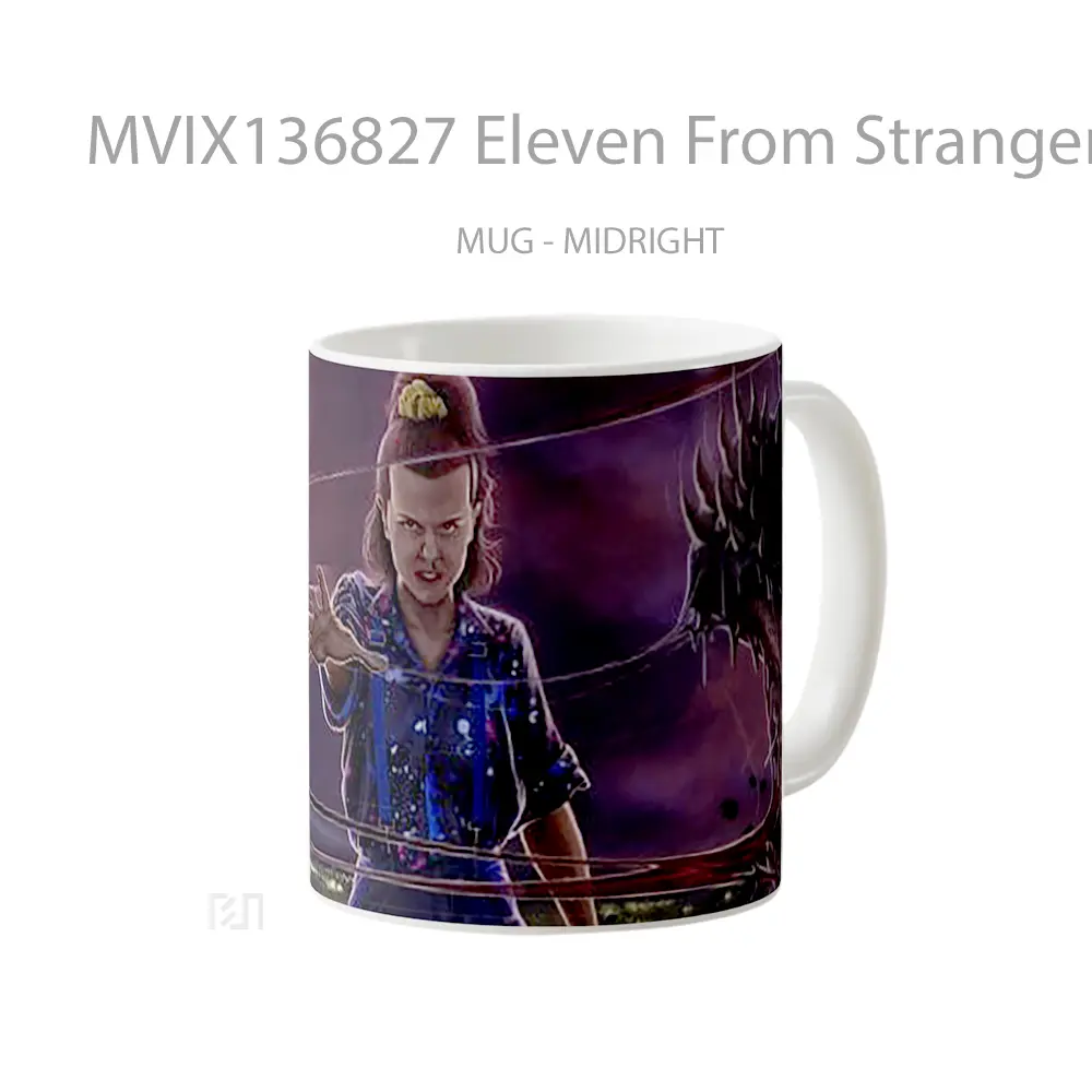 Mug Eleven From Stranger Things Gelas Keramik Unik - All-side / Desain