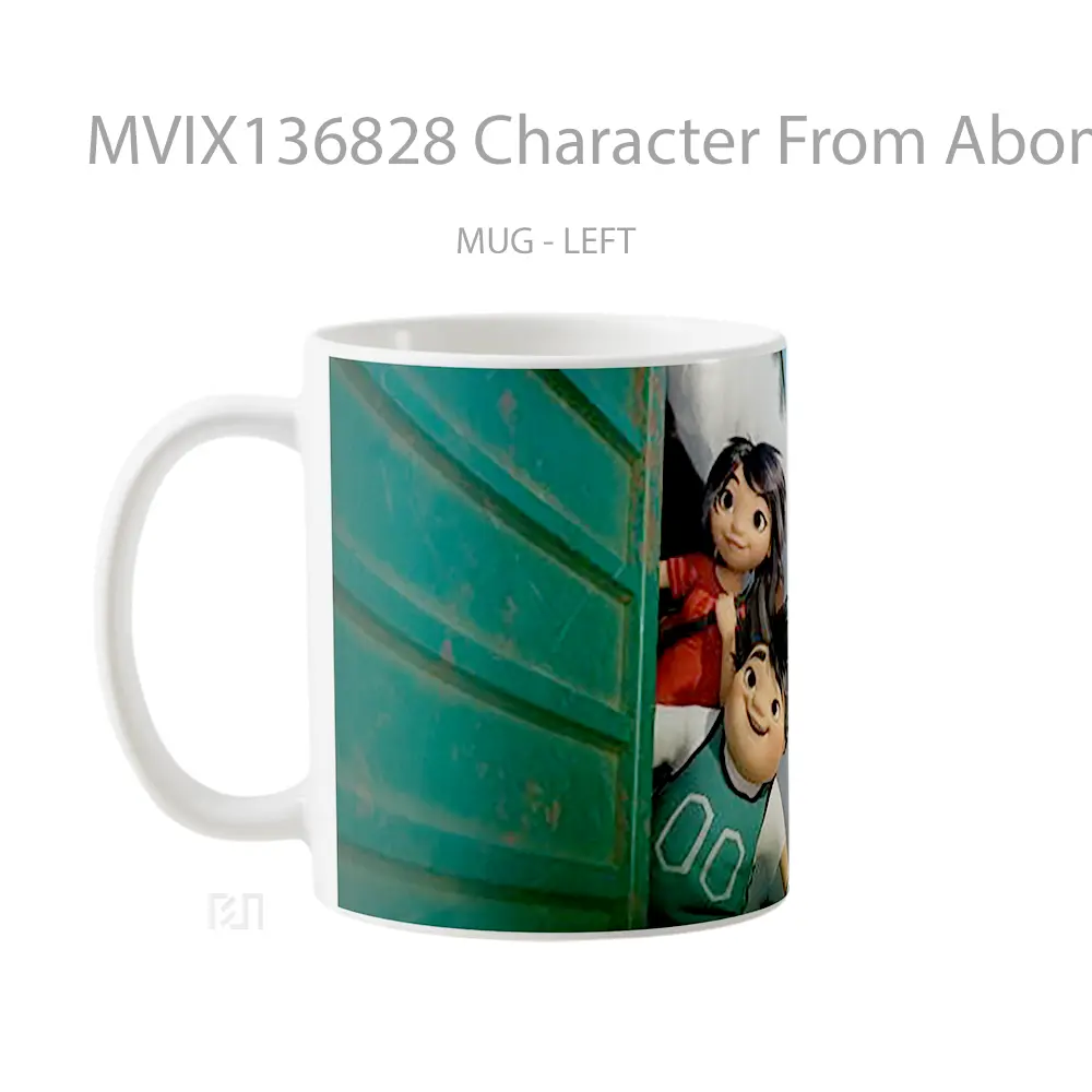 Mug Character From Abominable Smiling Gelas Keramik Unik - All-side / Desain