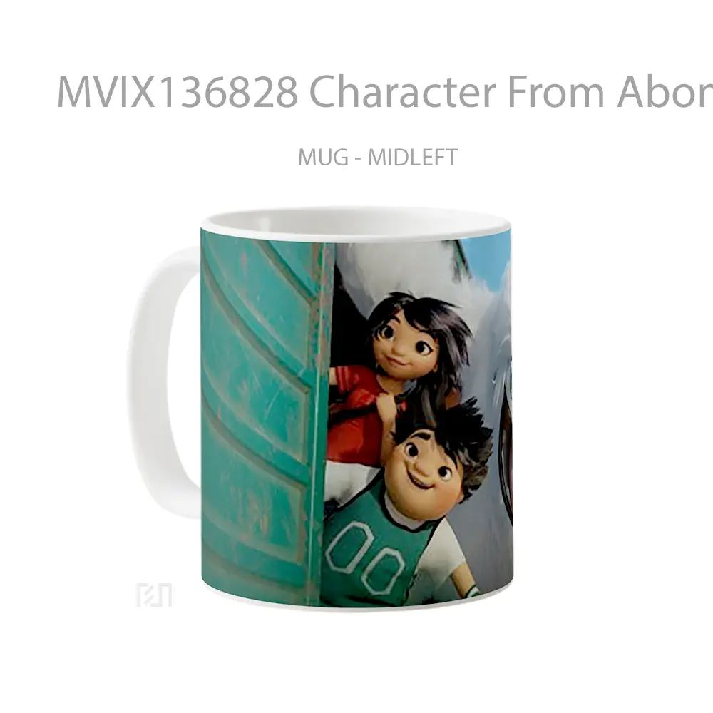 Mug Character From Abominable Smiling Gelas Keramik Unik - All-side / Desain
