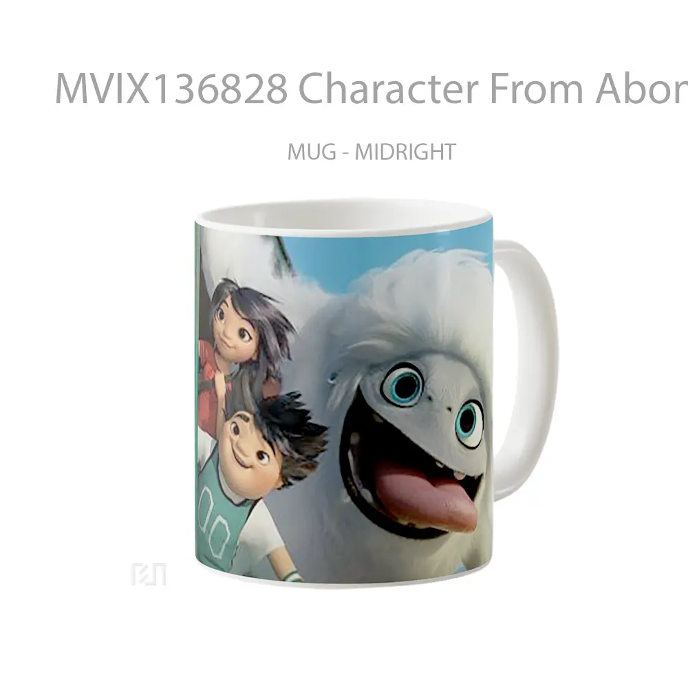 Mug Character From Abominable Smiling Gelas Keramik Unik - All-side / Desain