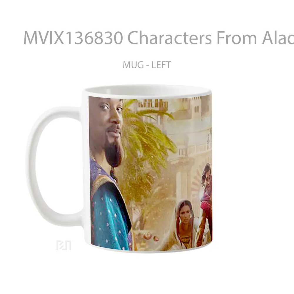 Mug Characters From Aladdin V2 Gelas Keramik Unik - All-side / Desain