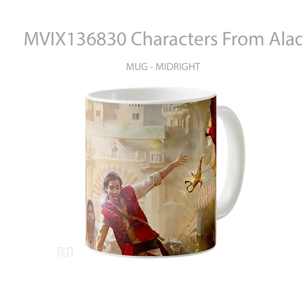 Mug Characters From Aladdin V2 Gelas Keramik Unik - All-side / Desain