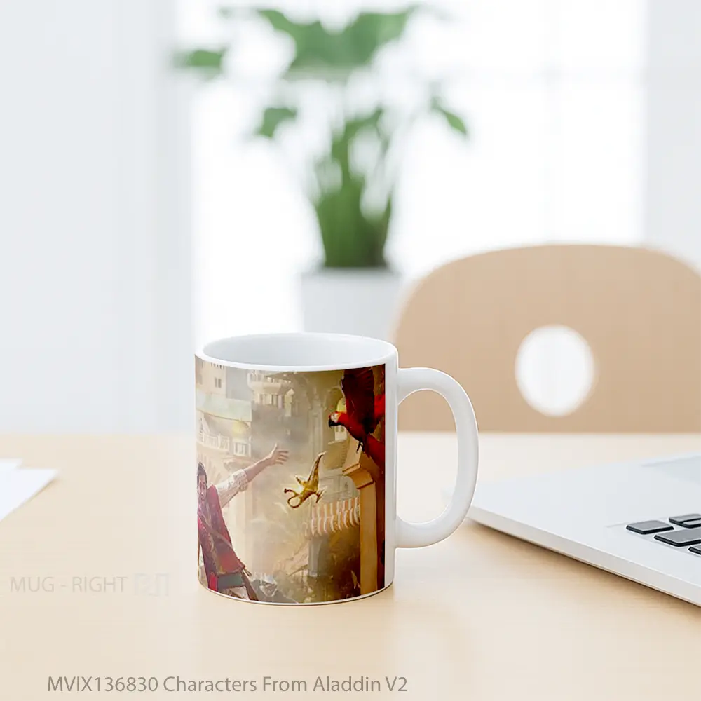 Mug Characters From Aladdin V2 Gelas Keramik Unik - All-side / Desain