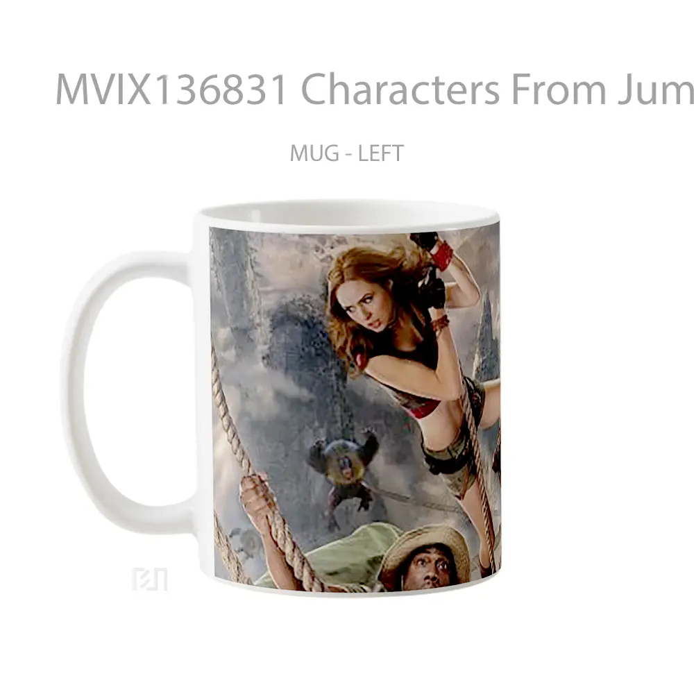 Mug Characters From Jumanji The Next Level Gelas Keramik Unik - All-side / Desain