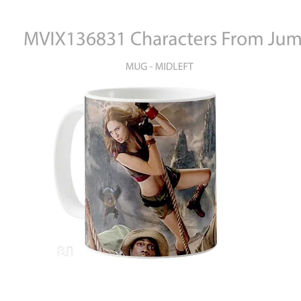 Mug Characters From Jumanji The Next Level Gelas Keramik Unik - All-side / Desain