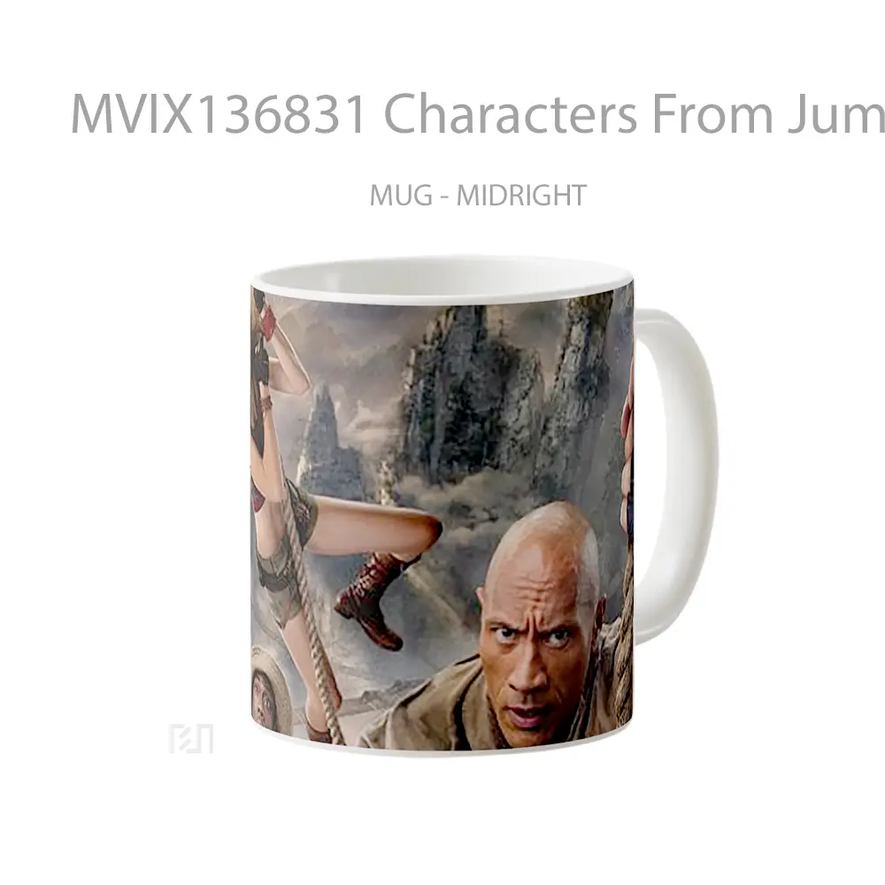 Mug Characters From Jumanji The Next Level Gelas Keramik Unik - All-side / Desain