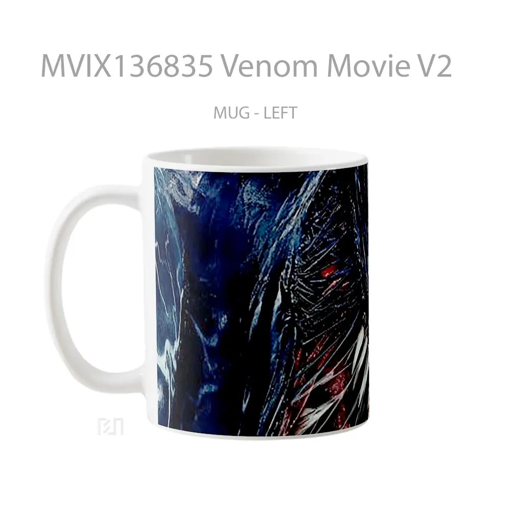 Mug Venom Movie V2 Gelas Superhero - All-side / Desain