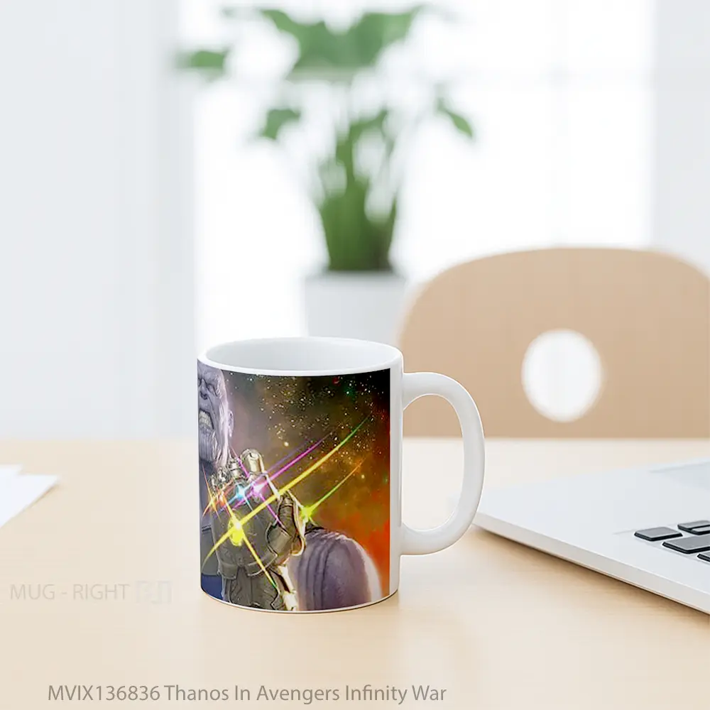 Mug Thanos In Avengers Infinity War Gelas Superhero - All-side / Desain