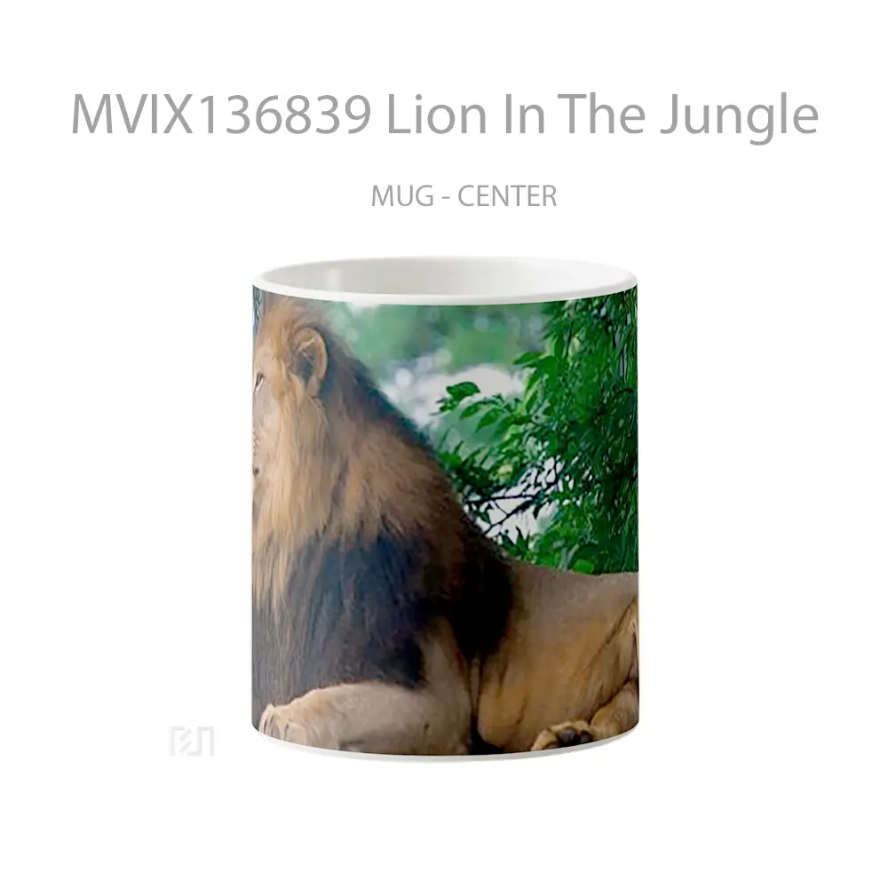 Mug Lion In The Jungle Gelas Hewan Lucu
