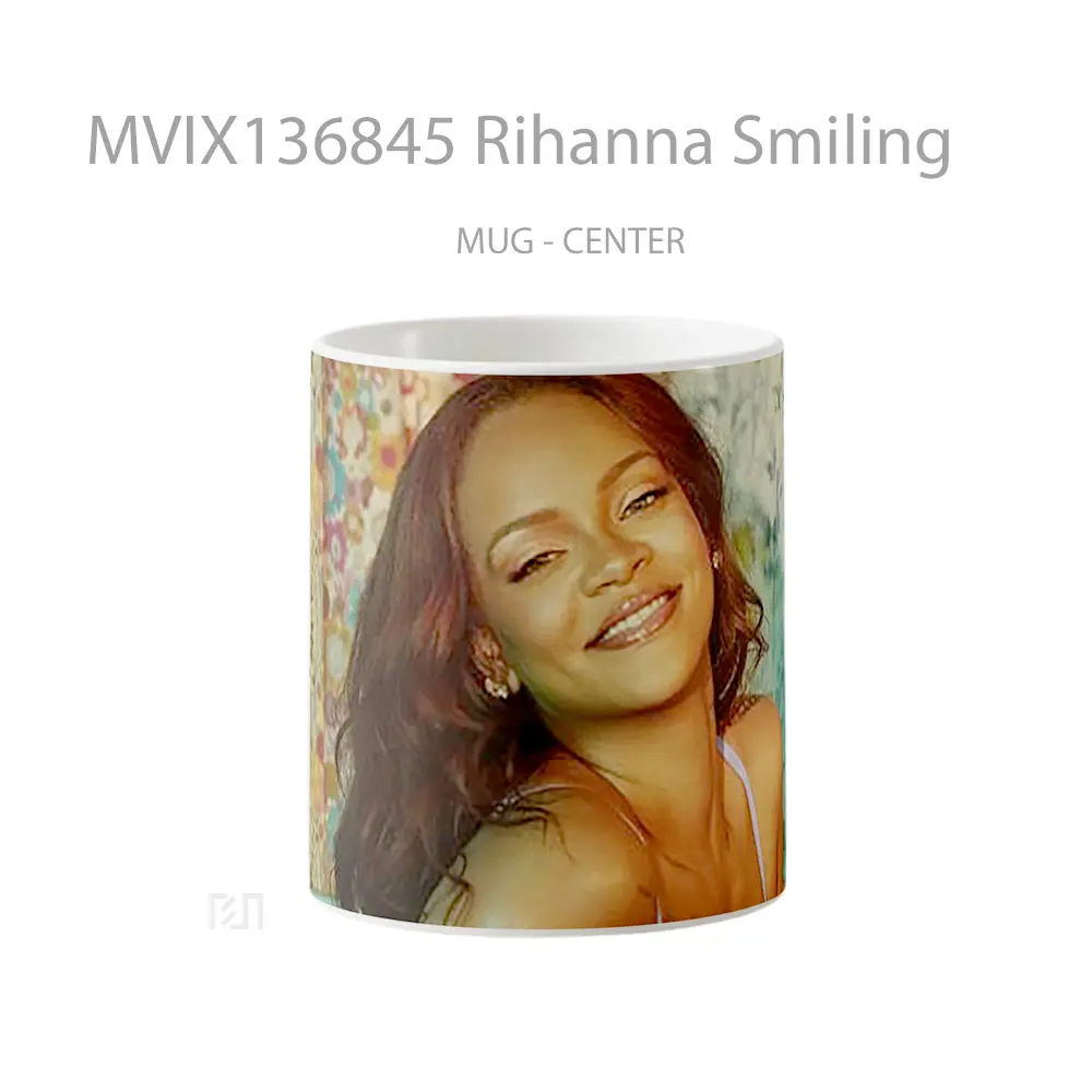 Mug Rihanna Smiling Gelas Selebriti
