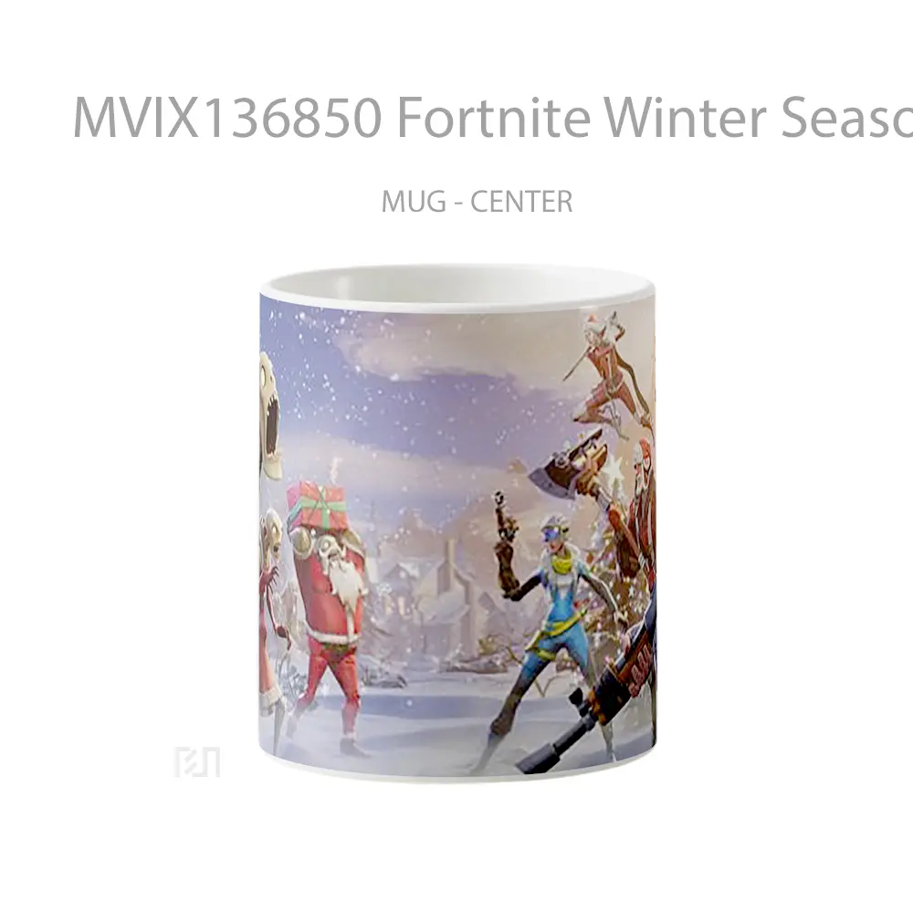 Mug Fortnite Winter Season Cangkir Gamer
