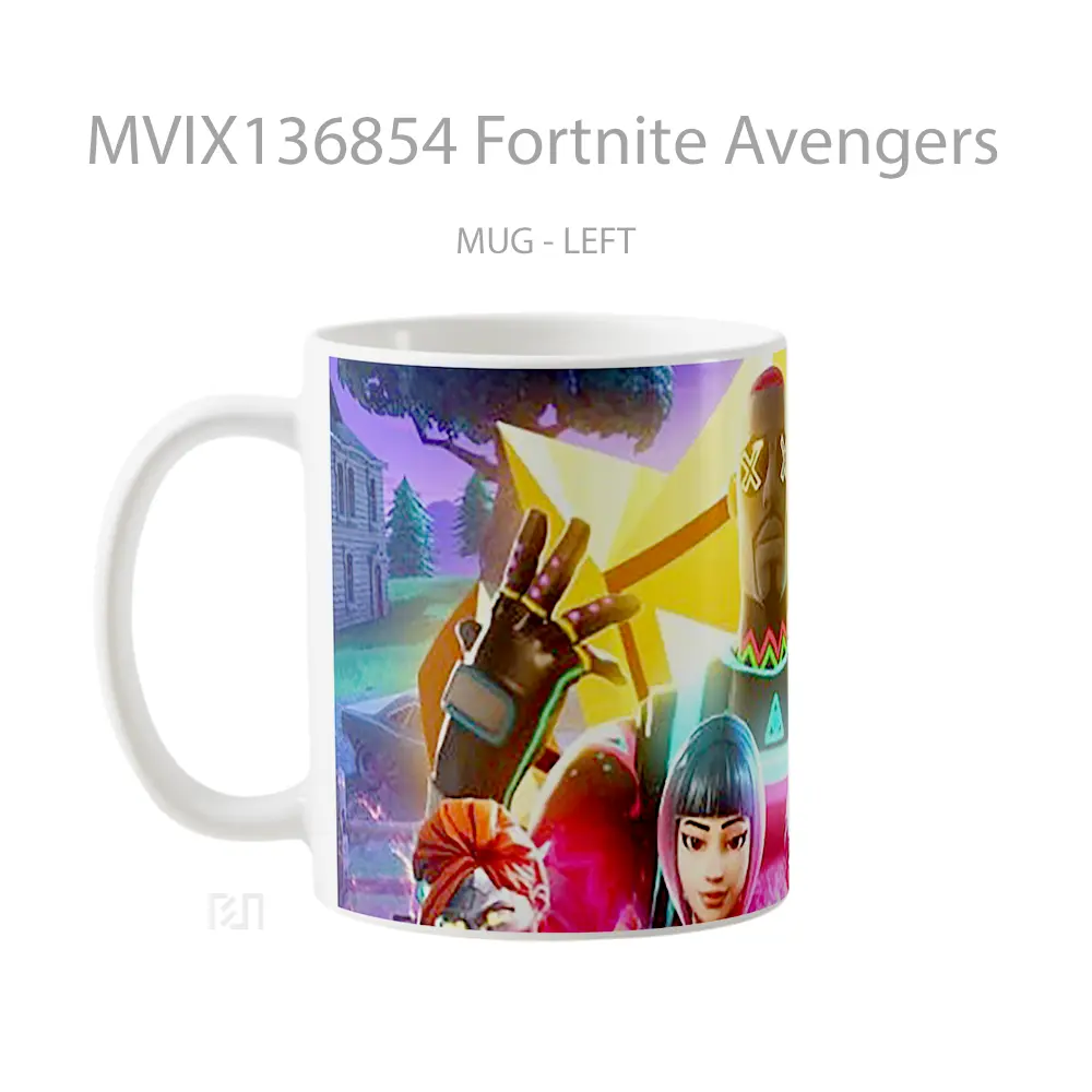 Mug Fortnite Avengers Gelas Superhero - All-side / Desain