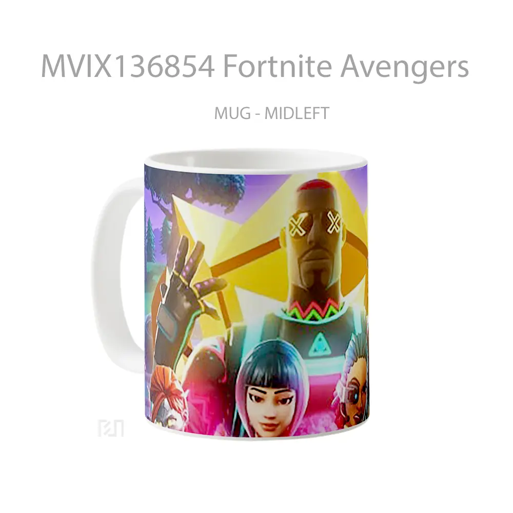 Mug Fortnite Avengers Gelas Superhero - All-side / Desain