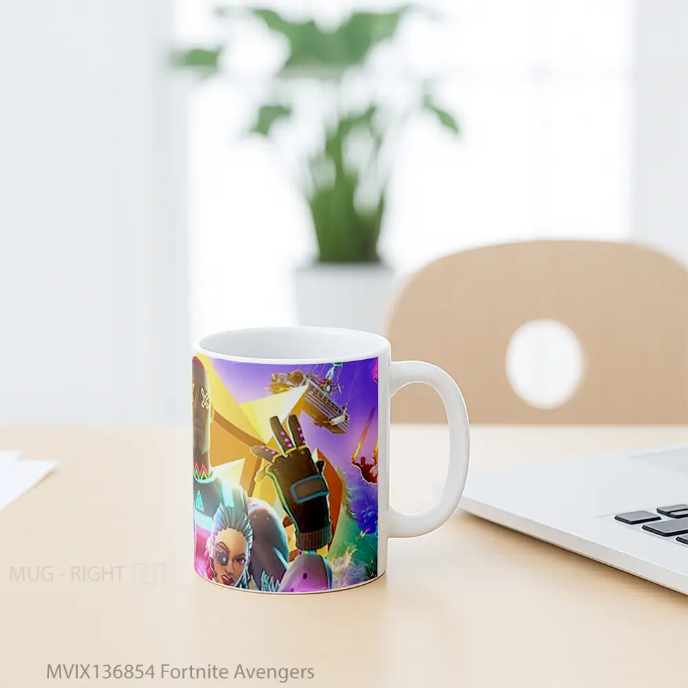 Mug Fortnite Avengers Gelas Superhero - All-side / Desain
