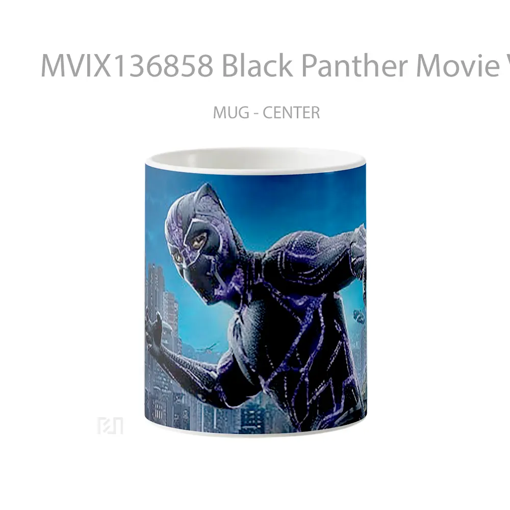 Mug Black Panther Movie V1 Gelas Superhero