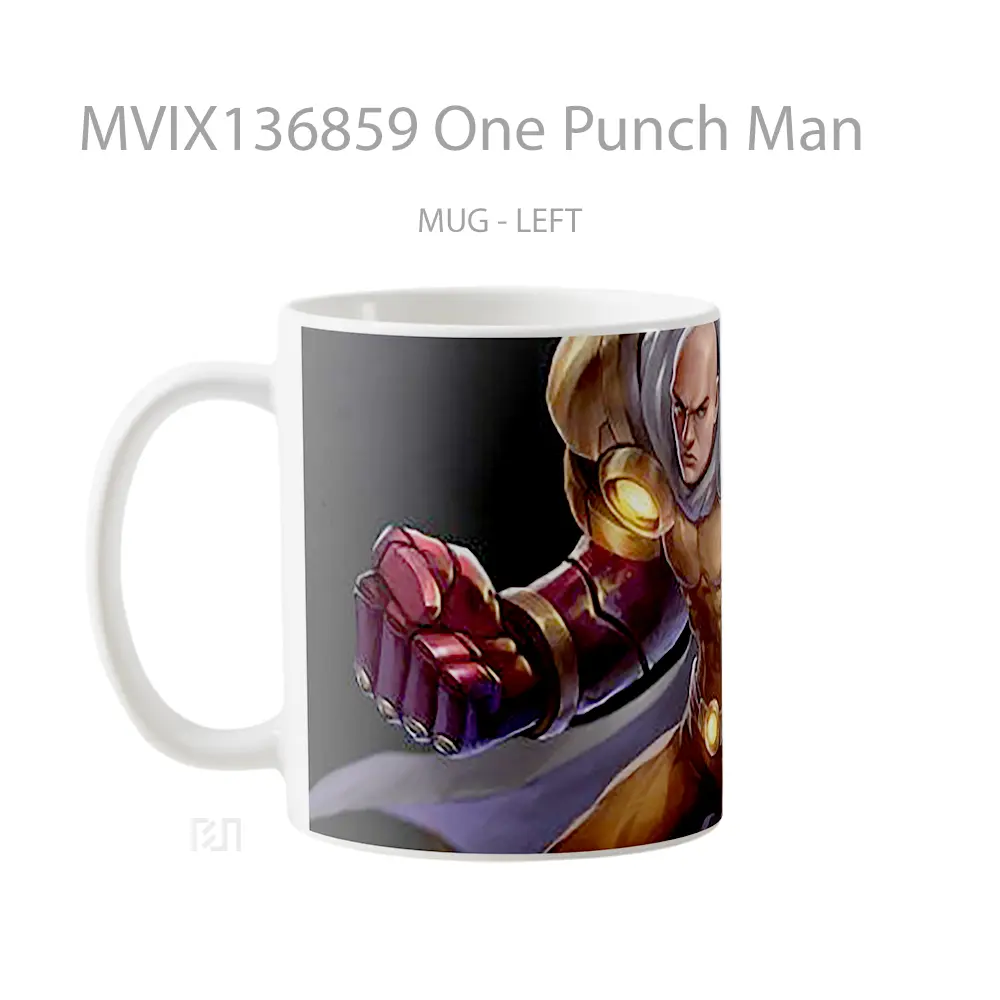 Mug One Punch Man Cangkir Anime - All-side / Desain